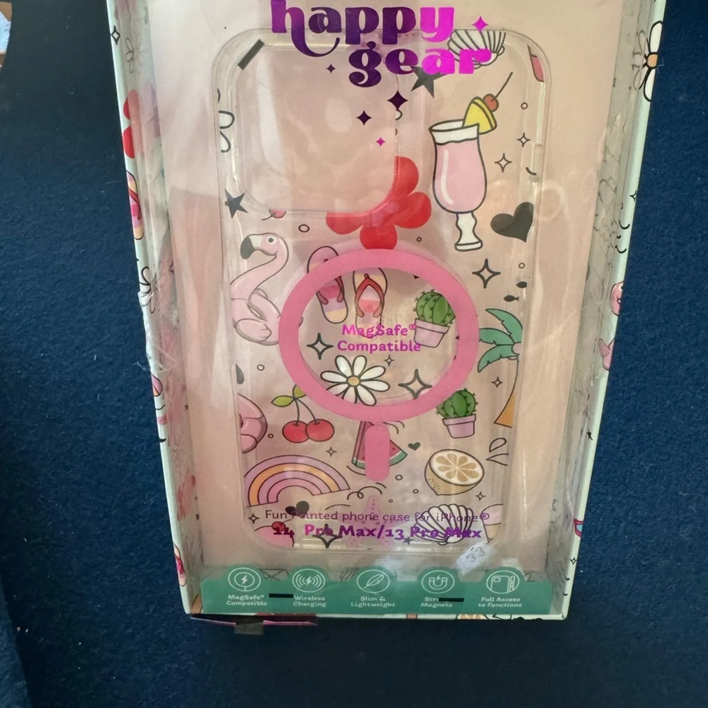 Happy Gear FUN phone case for iPhone 13 Pro Max & 14 pro max!! ZOOM in for deets